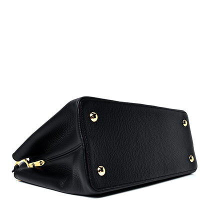 Louis Vuitton Taurillon Capucines GM Black 6 of 12