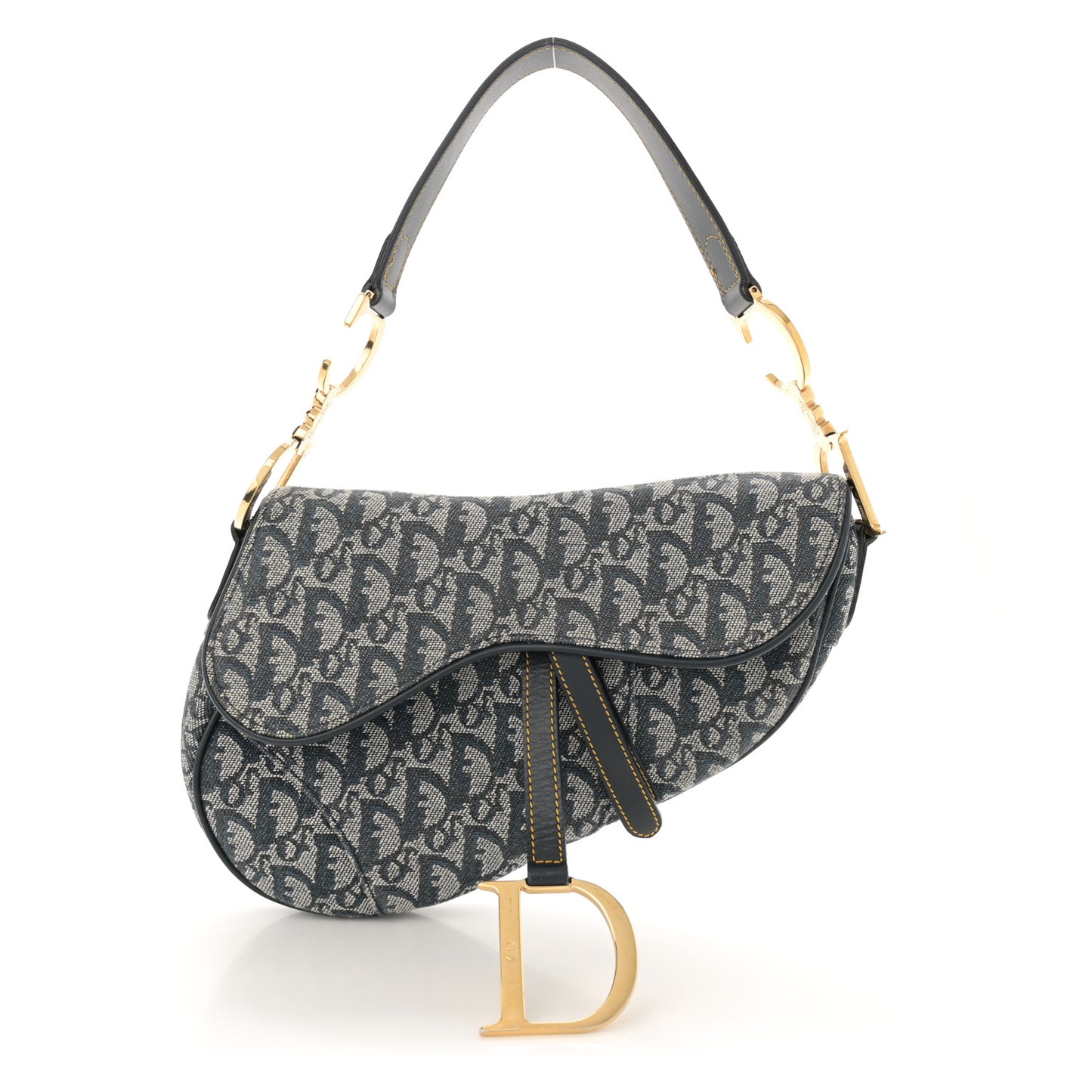 Monogram Saddle Bag Blue