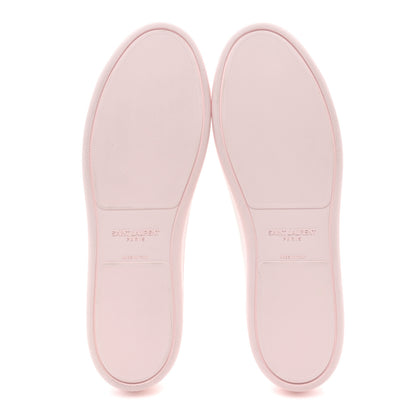 Saint Laurent Calfskin Womens Court Classic SL/39 Mid Top Sneakers Blanc Bebe 41 Blanc Bebe Rose 5 of 8