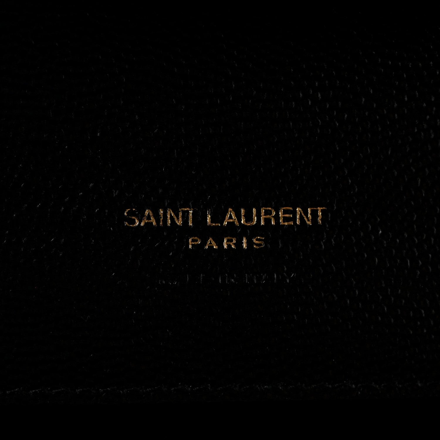 Saint Laurent Grain De Poudre Matelasse Chevron Monogram Envelope Clutch Black 6 of 13