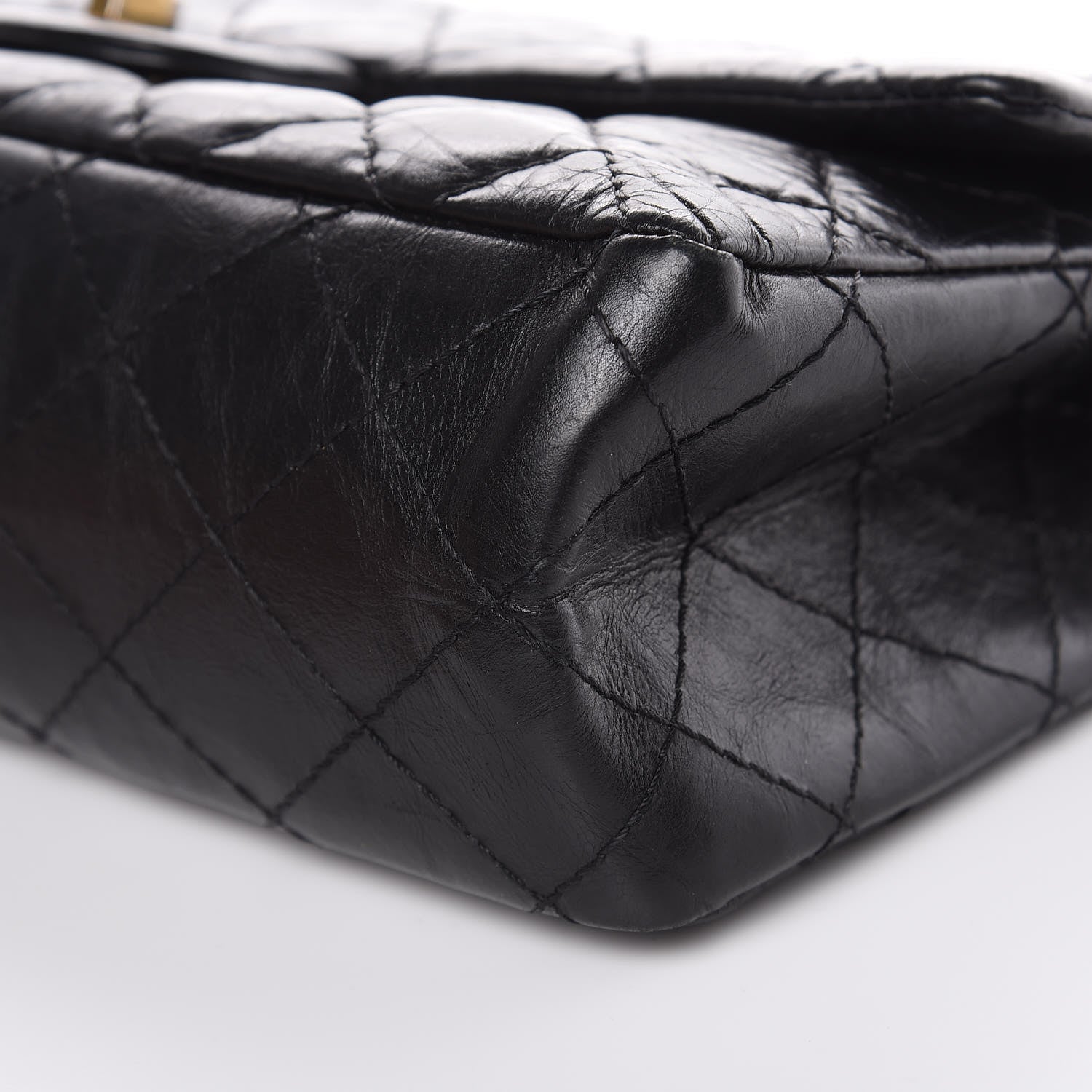 Chanel Aged Calfskin Quilted 2.55 Reissue 226 Flap Black 9 of 12