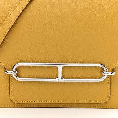 Hermes Evercolor Mini Sac Roulis Jaune Ambre 8 of 11