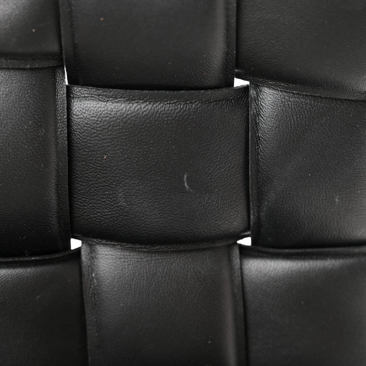 Bottega Veneta Lambskin Maxi Intreccio Padded Chain Cassette Crossbody Bag Black 12 of 13