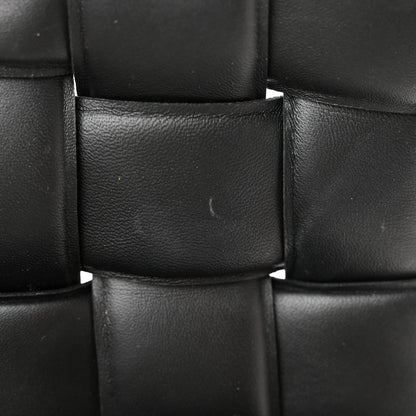 Bottega Veneta Lambskin Maxi Intreccio Padded Chain Cassette Crossbody Bag Black 12 of 13