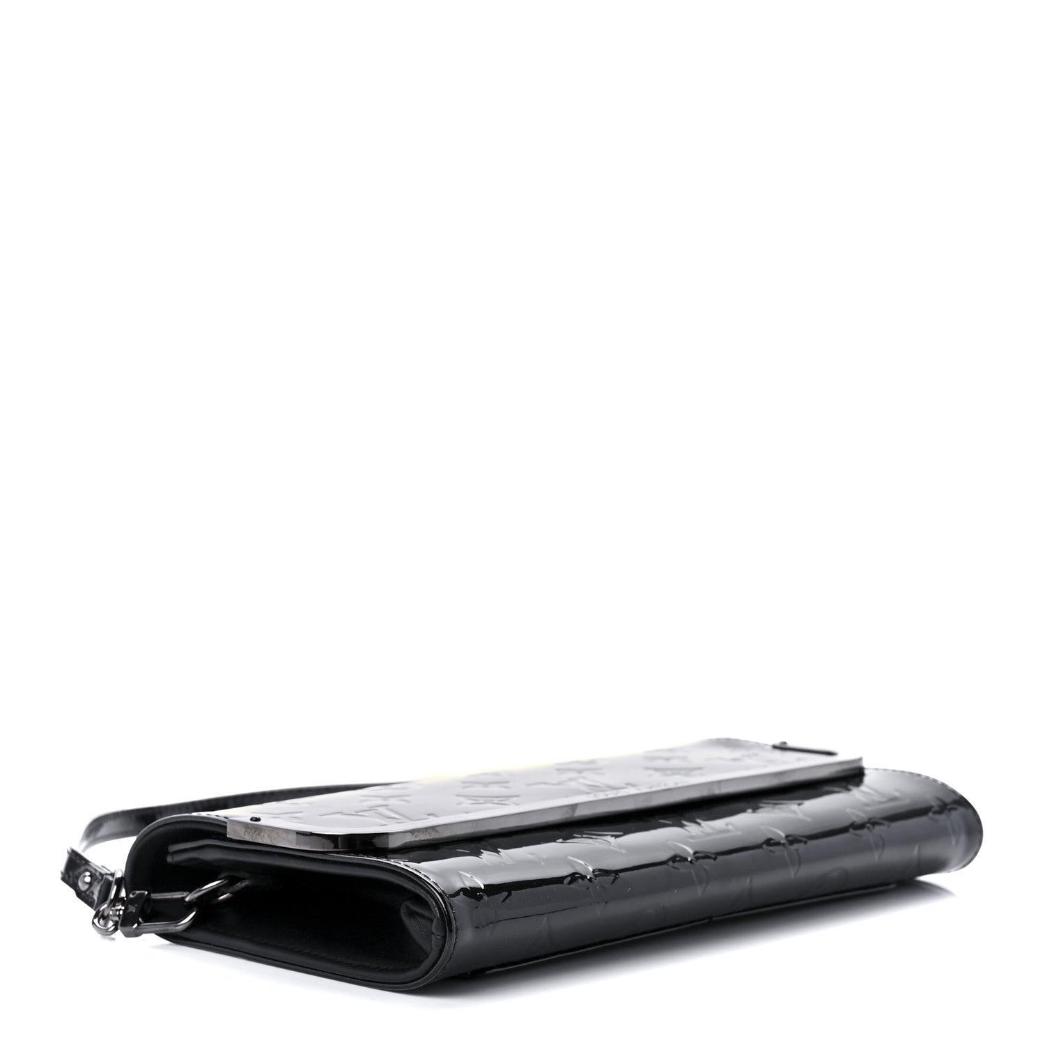 Louis Vuitton Vernis Rossmore MM Noir Magnetique 4 of 9