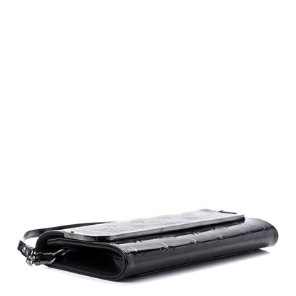 Louis Vuitton Vernis Rossmore MM Noir Magnetique 4 of 9