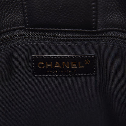 Chanel Calfskin Small Cerf Shopper Tote Black 6 of 7