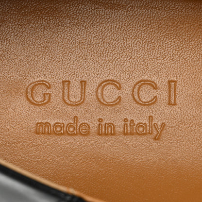 Gucci Goatskin Mens Horsebit Loafers 8 Black 7 of 9