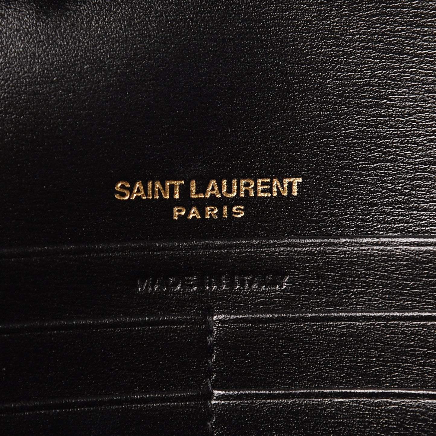 Smooth Calfskin Monogram Sulpice Chain Wallet Black