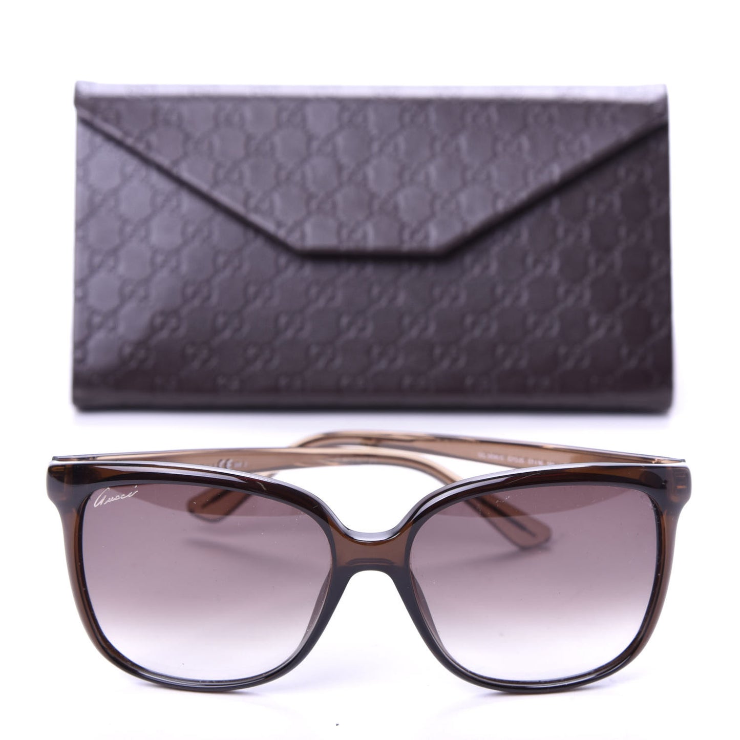 Square Frame Oversized Sunglasses GG3696/S Brown