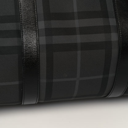 Burberry Nylon Smoked Check Duffle Bag Black 13 of 14