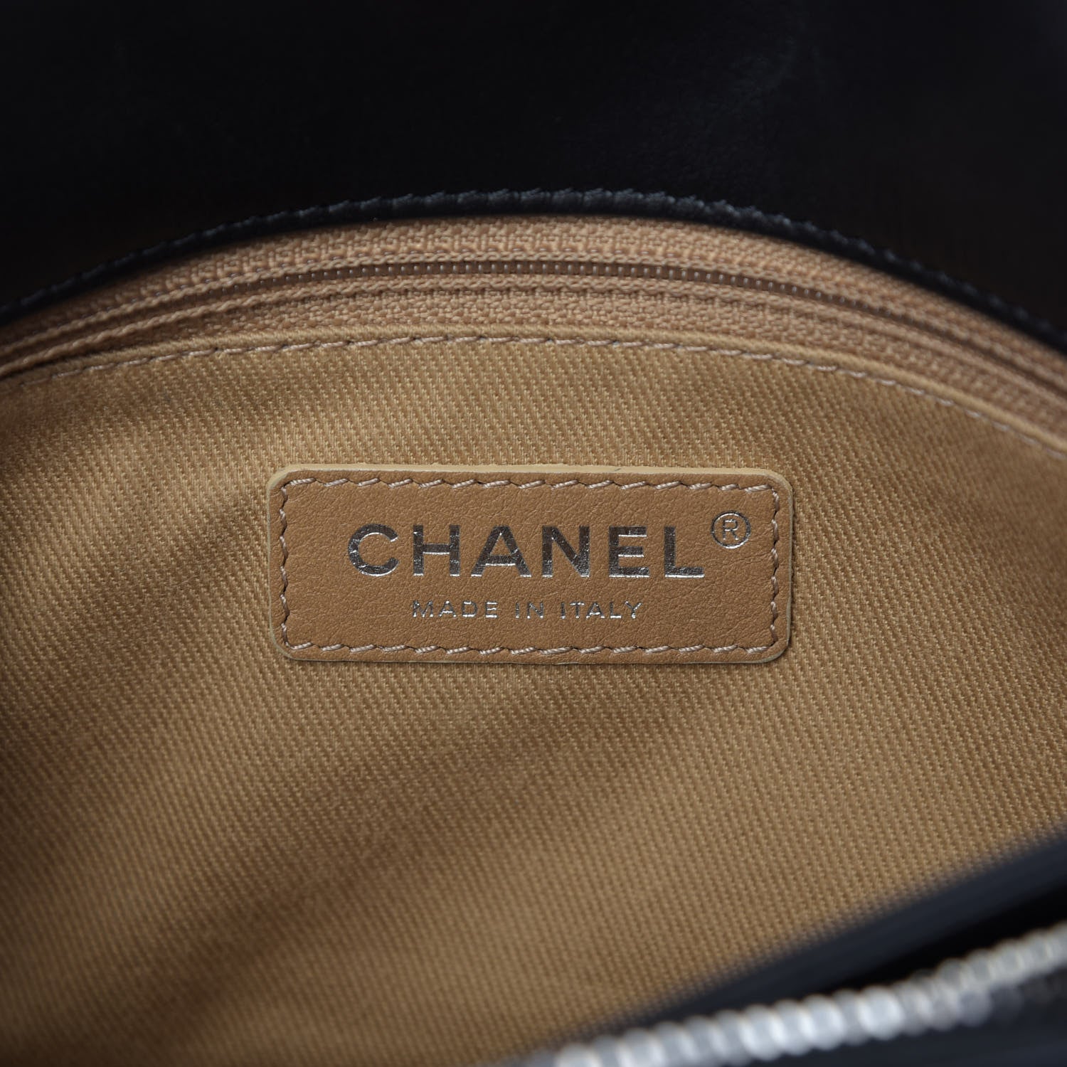 Chanel Aged Calfskin Quilted Express Zip Around Flap Black 8 of 10