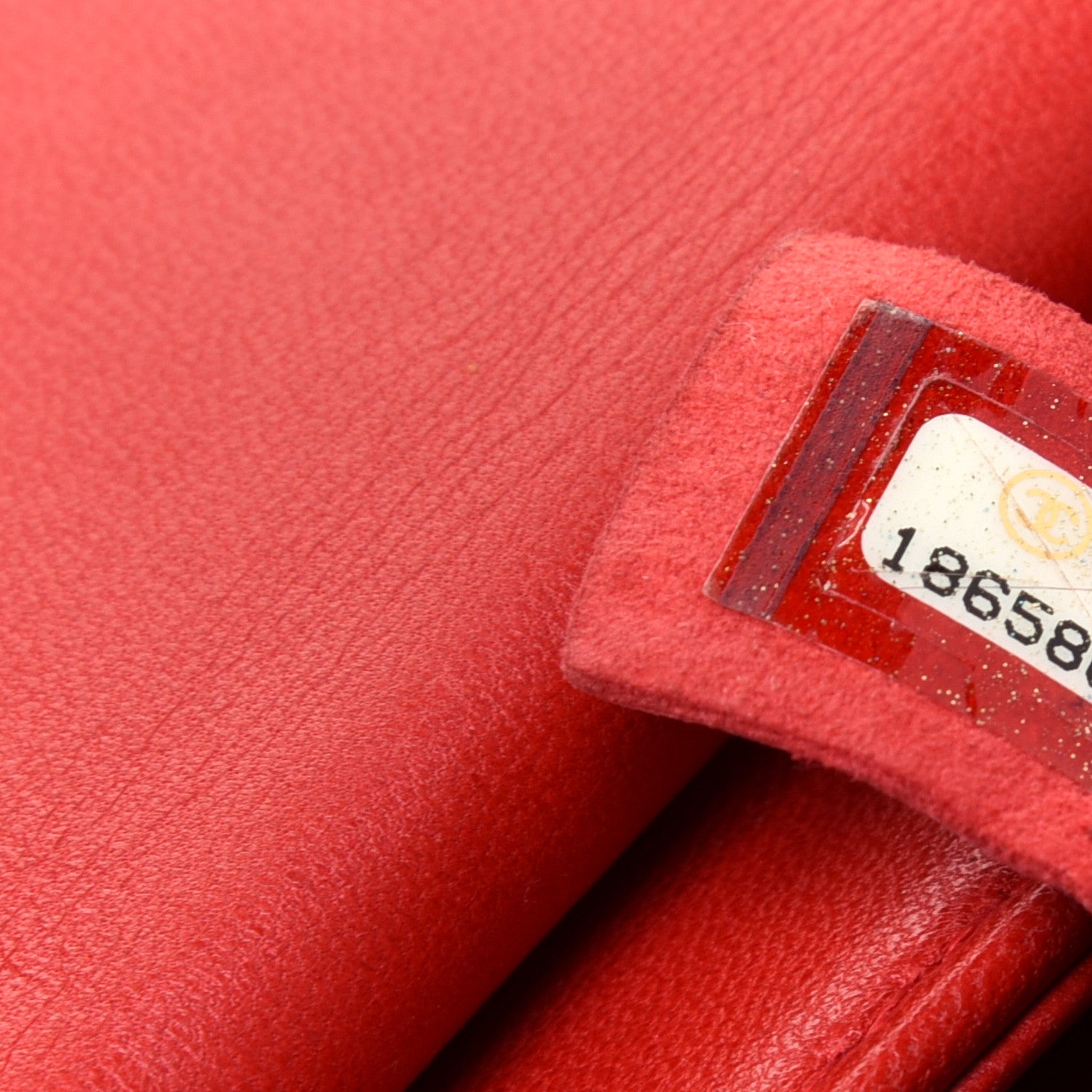 Chanel Lambskin Quilted Large Now and Forever Flap Red 10 of 13