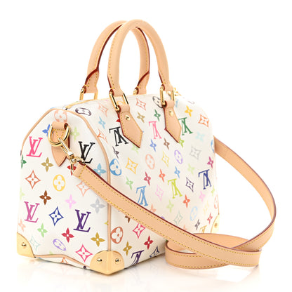 Louis Vuitton LV X TM Monogram Multicolor Speedy Bandouliere 25 White 3 of 10