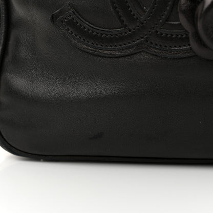Chanel Lambskin Camellia No. 5 Shoulder Bag Black 11 of 16