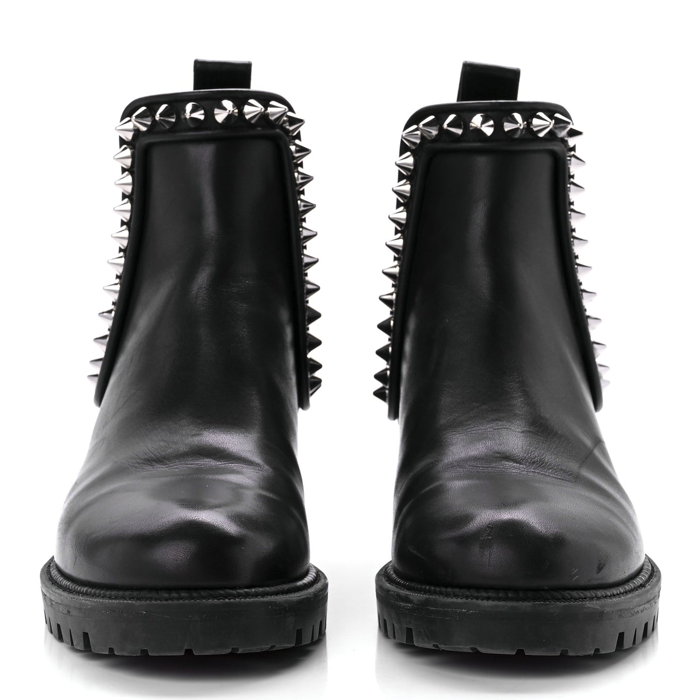Nappa Spiked Capahutta Flat Chelsea Boots 37 Black