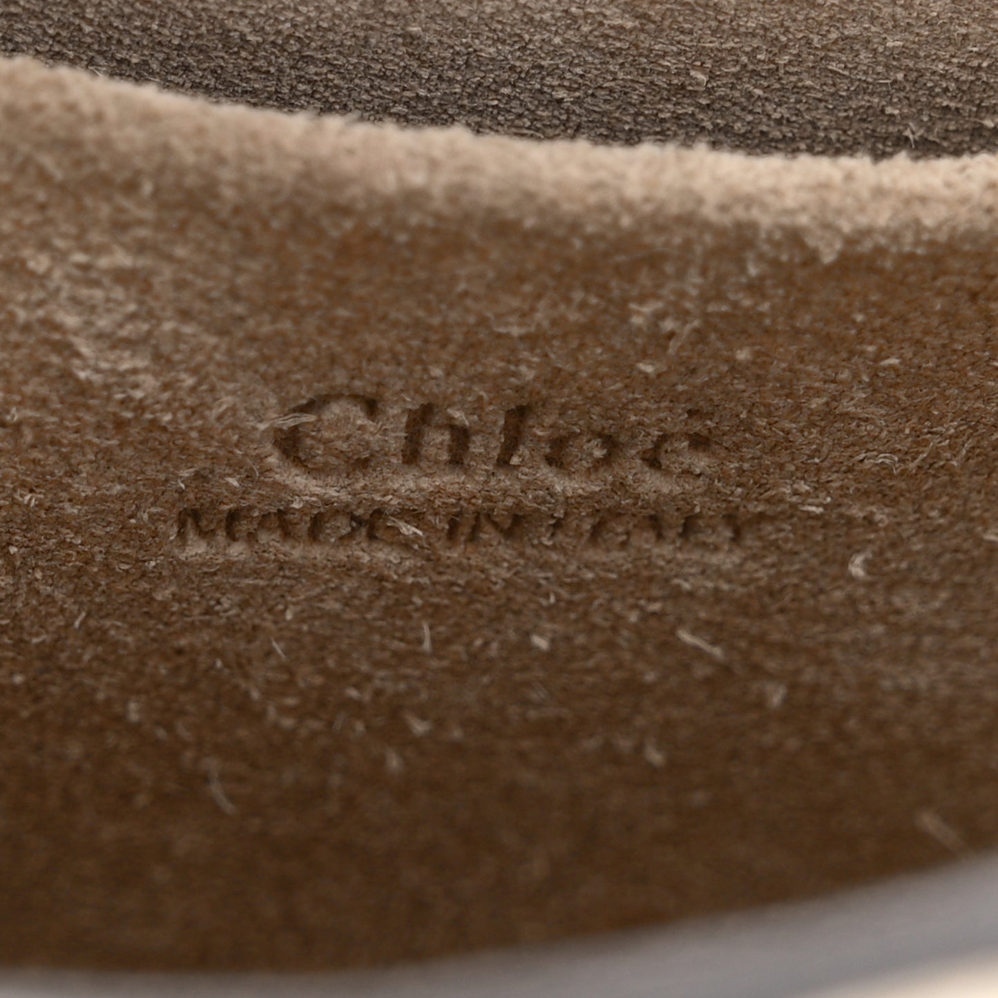 Calfskin Suede Small Nile Bracelet Bag Off White