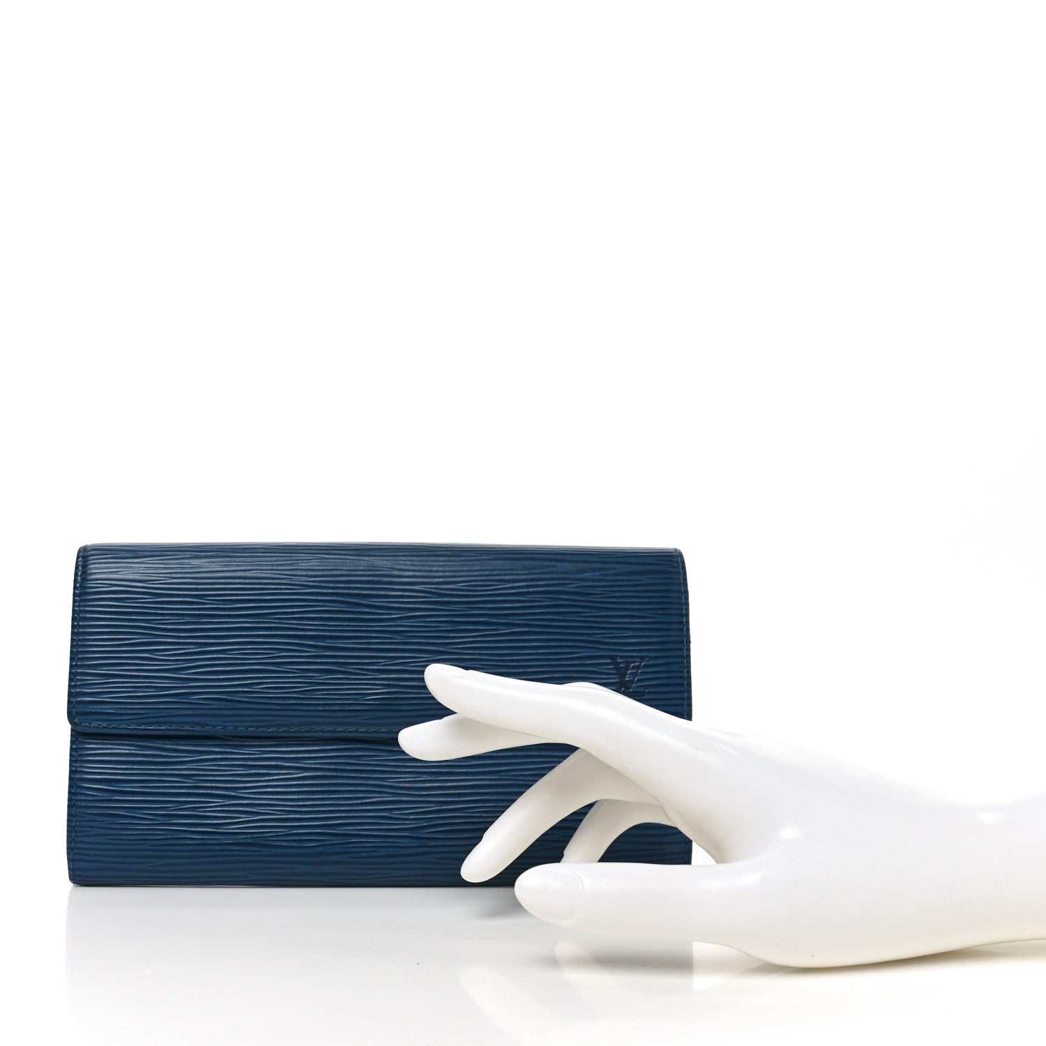 Louis Vuitton Epi Sarah Wallet Myrtille 2 of 9
