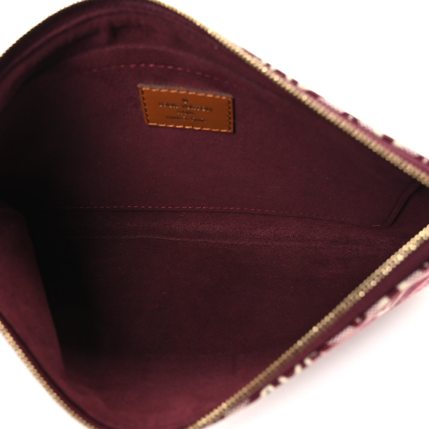 Jacquard Since 1854 Neverfull MM GM Pochette Bordeaux