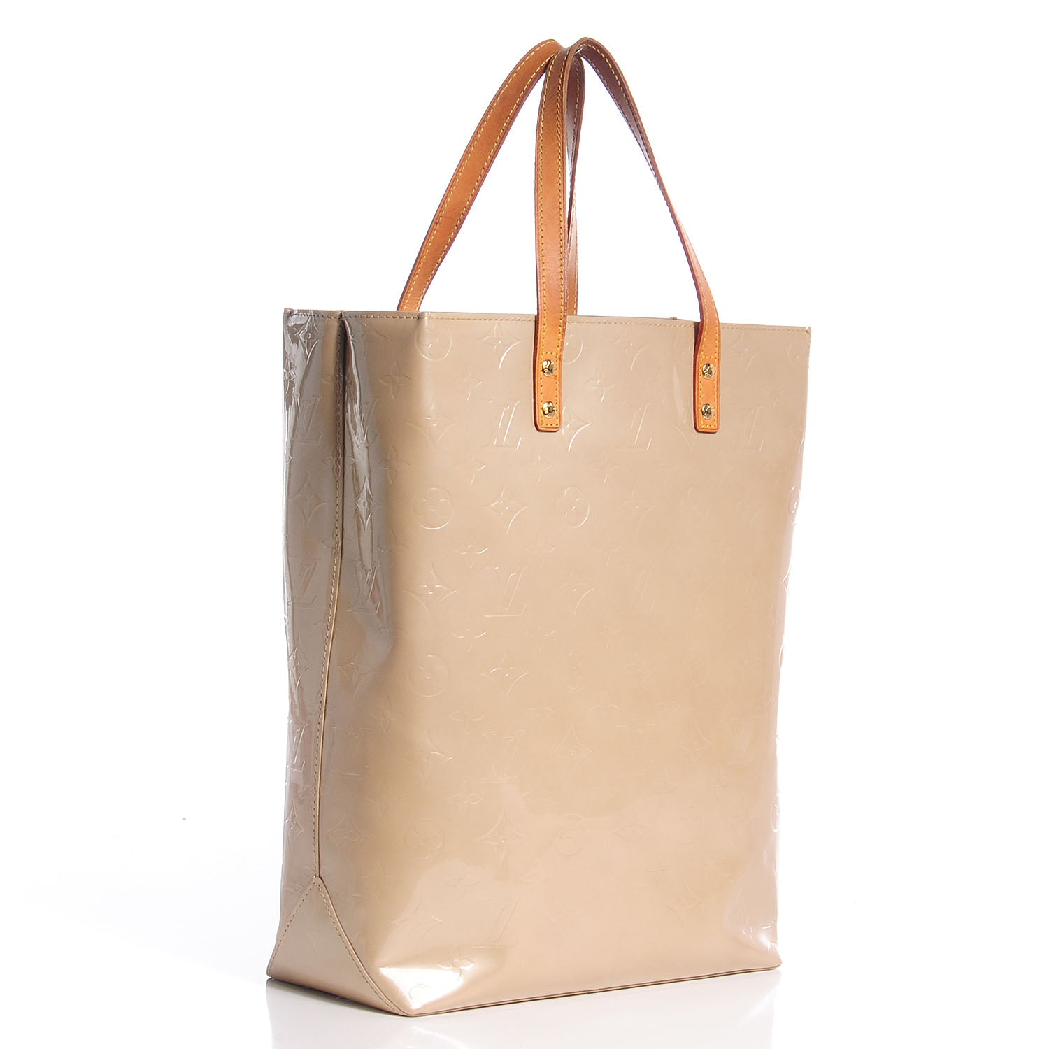 Louis Vuitton Vernis Reade MM Beige 3 of 7