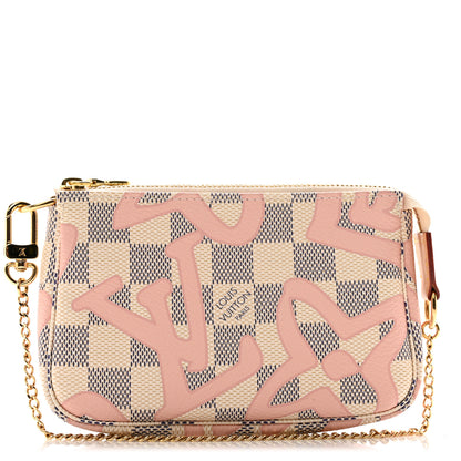 Louis Vuitton Damier Azur Tahitienne Mini Pochette Accessories 1 of 8
