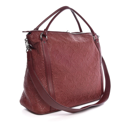 Louis Vuitton Monogram Lambskin Antheia Ixia MM Fuchsia 4 of 8