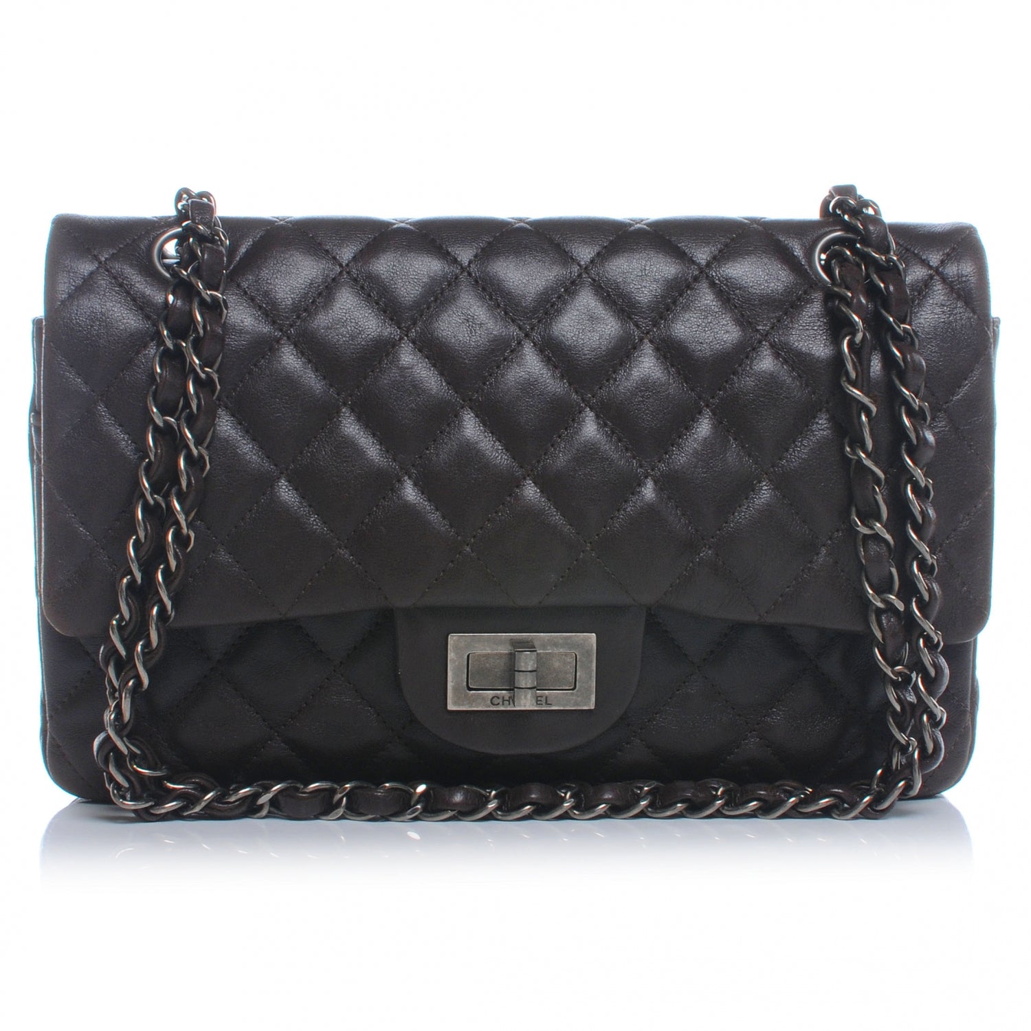 Chanel Lambskin Quilted Medium Hybrid Reissue Flap Brown 1 of 7