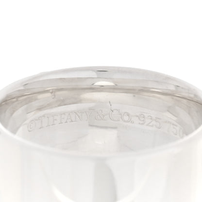 Tiffany Sterling Silver 18K Rose Gold Heart Lock Band Ring 57 8 4 of 4