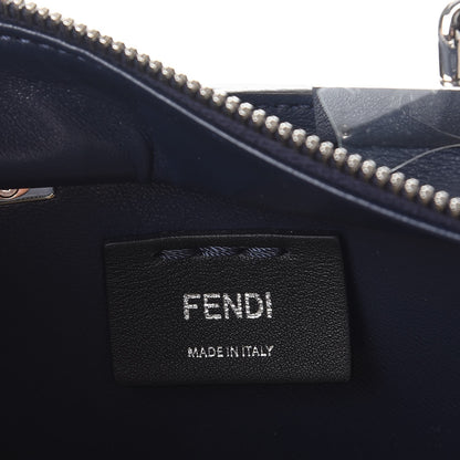 Fendi Vitello Dolce Studded Mini 3Jours Tote Blueberry Multicolor 6 of 7