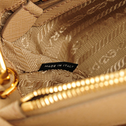 Prada Saffiano Lux Medium Tote Sabbia 7 of 8
