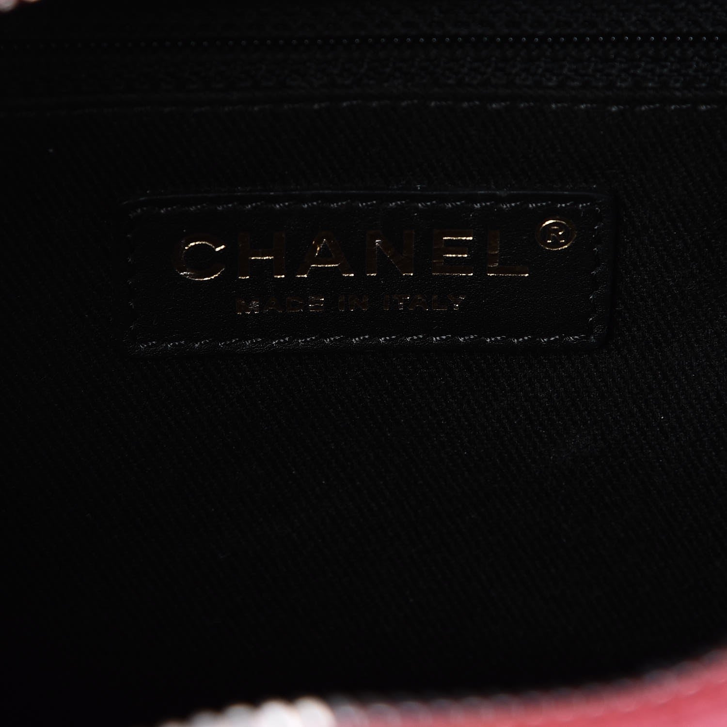 Chanel Shiny Calfskin Goatskin Quilted Small Coco Curve Vanity Red 6 of 8