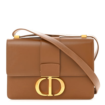 Christian Dior Smooth Calfskin 30 Montaigne Flap Bag Brown 1 of 11