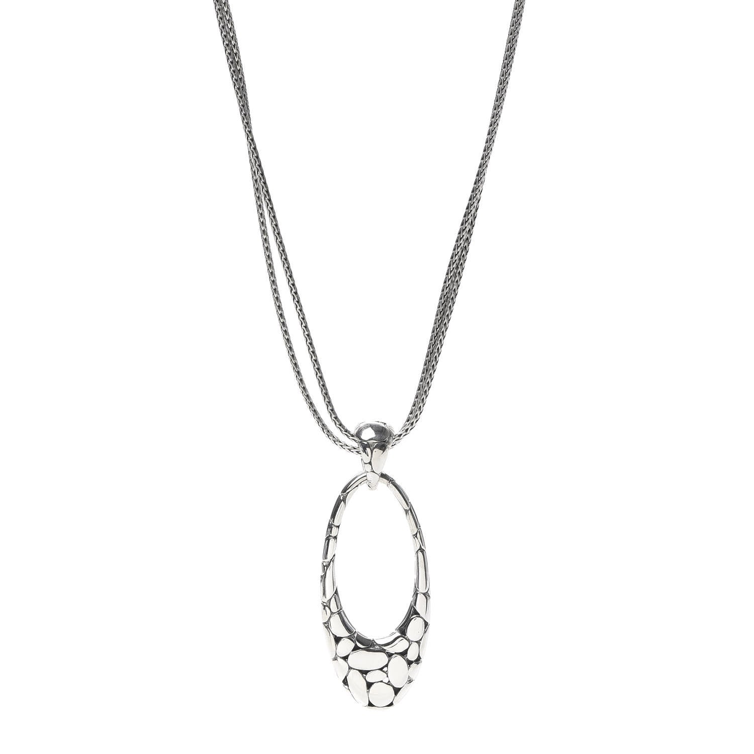 John Hardy Sterling Silver Kali Pendant Necklace 1 of 5