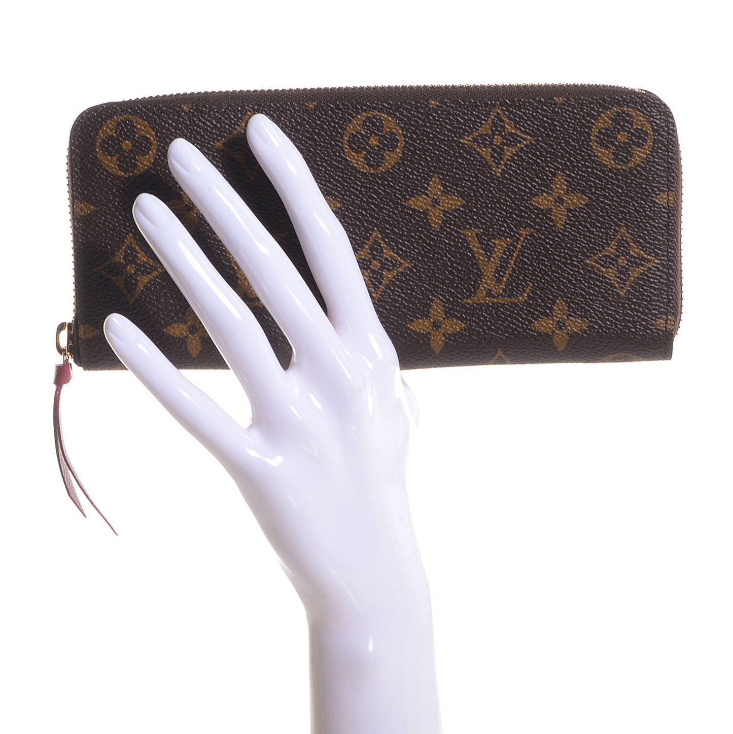 Monogram Clemence Wallet Fuchsia