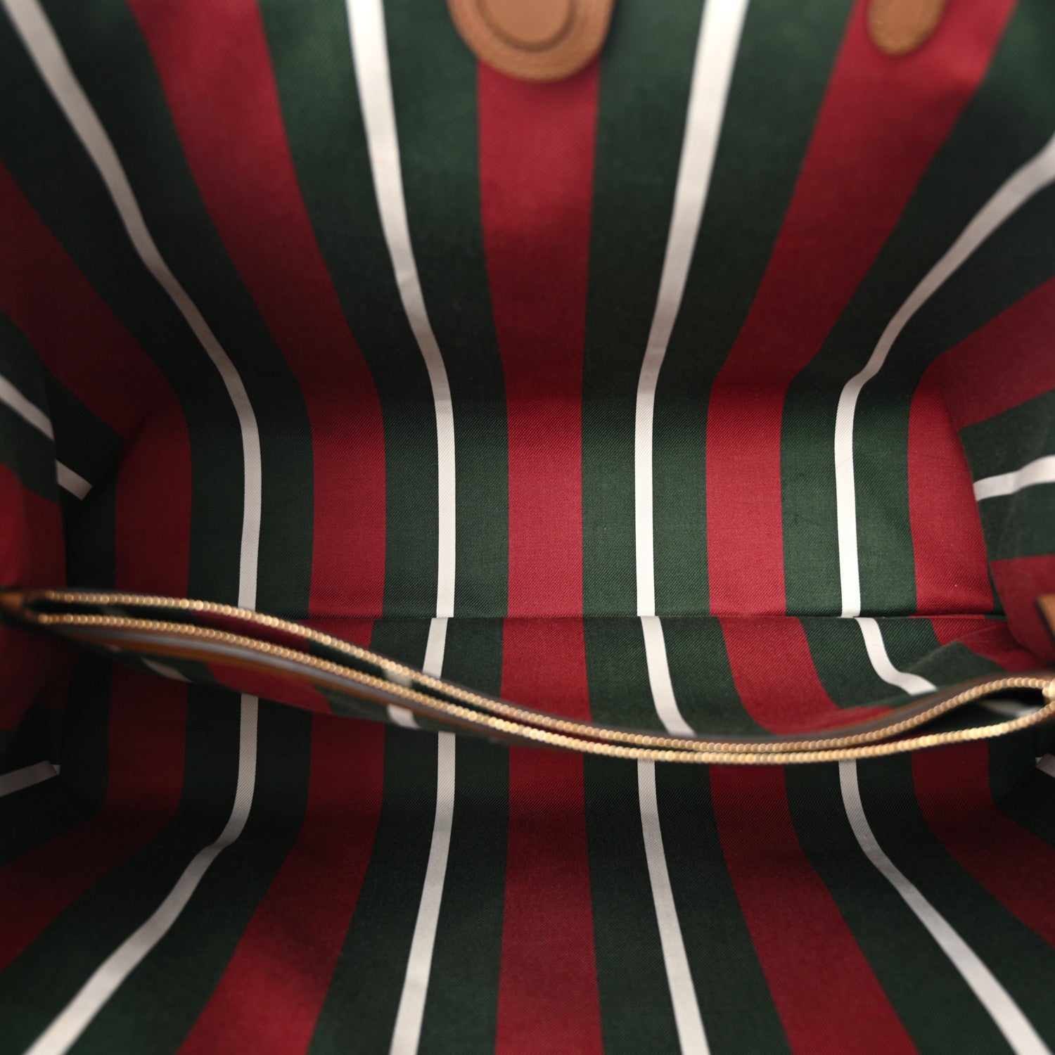 Gucci GG Supreme Monogram Emblem Maxi Tote Bag Beige Dark Brown 5 of 10