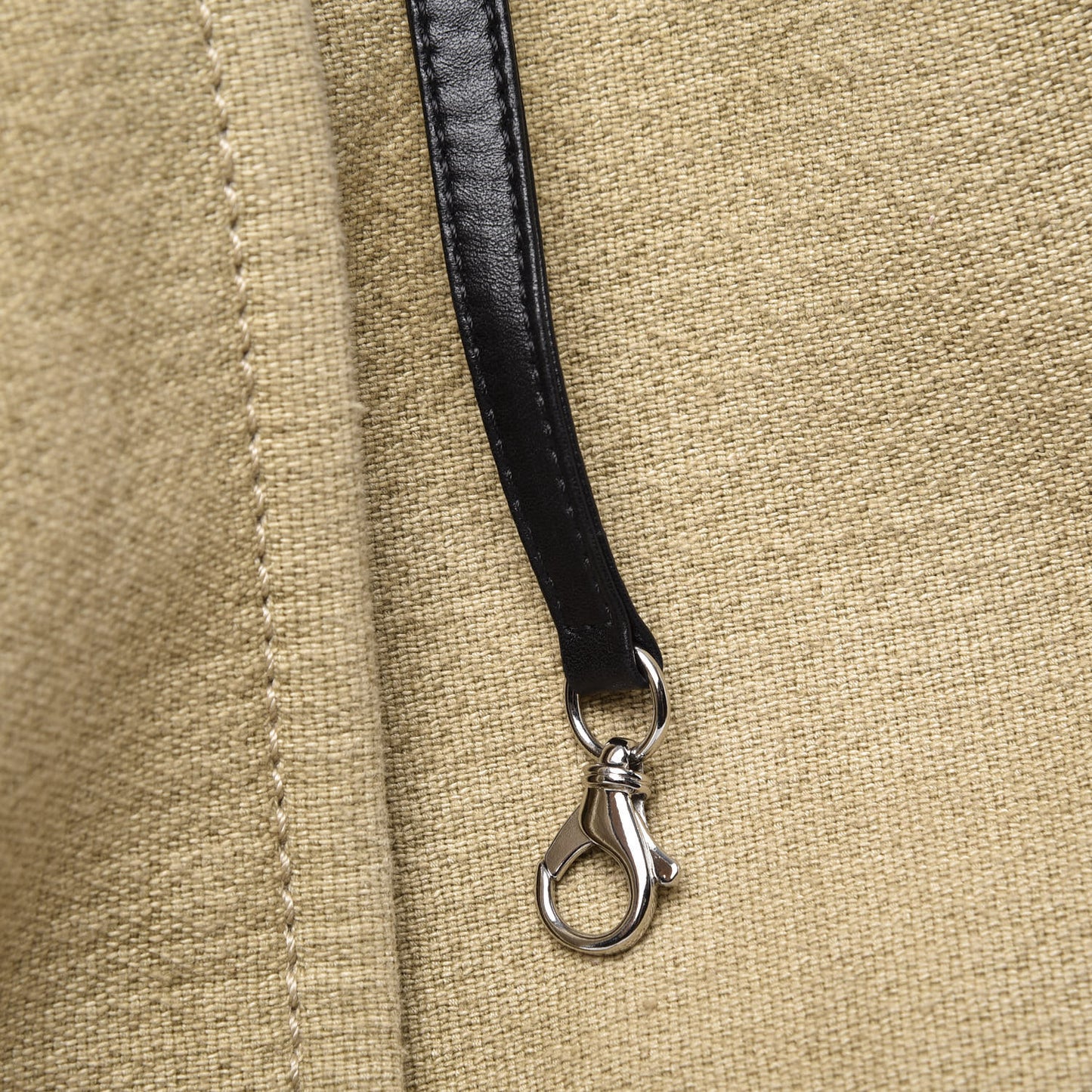 Canvas Extra Large Deauville Tote Beige Black