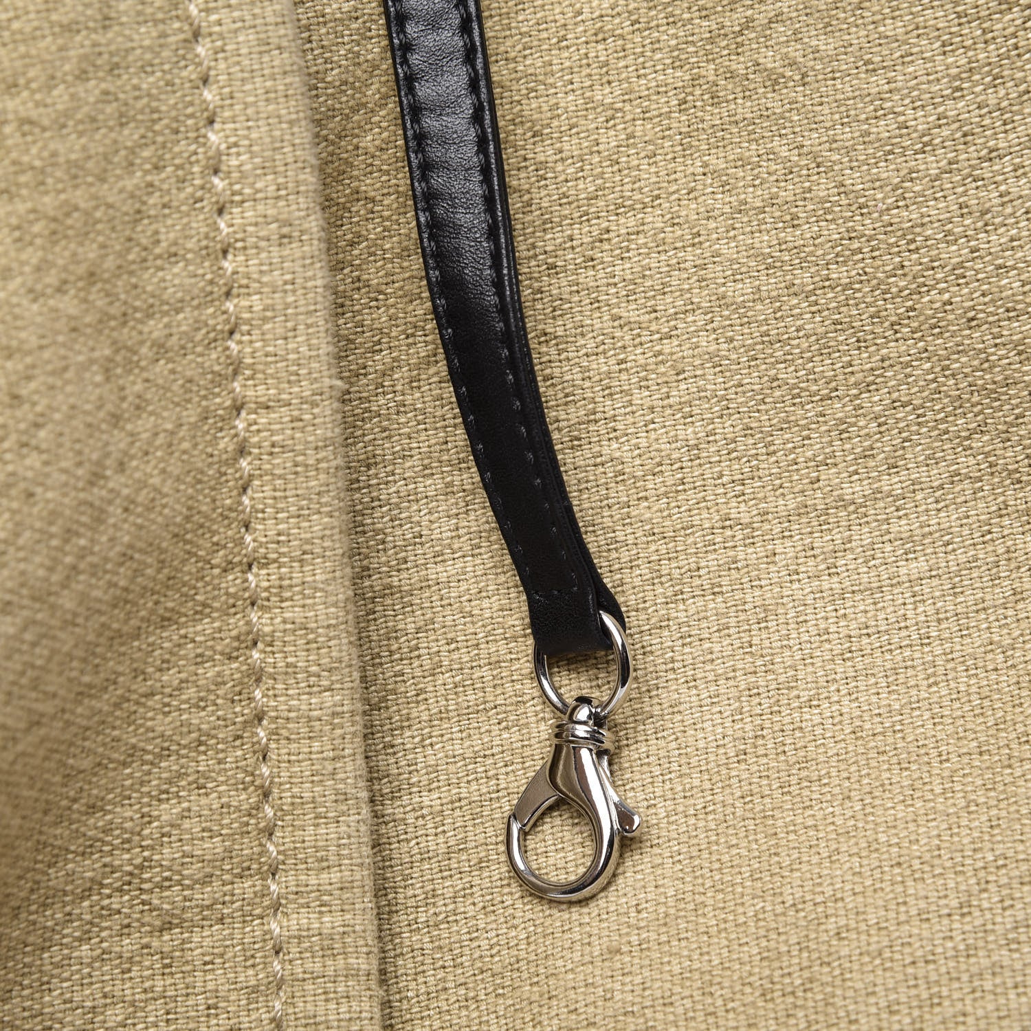 Chanel Canvas Extra Large Deauville Tote Beige Black 9 of 12