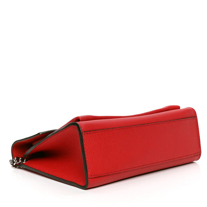 Louis Vuitton Soft Calfskin Mylockme Chain Bag BB Rubis 4 of 4