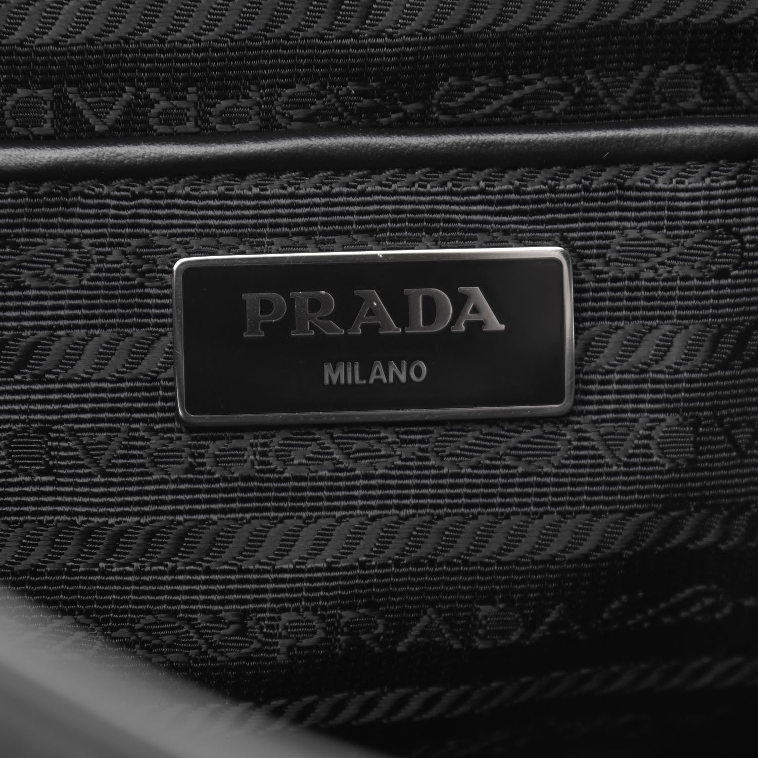 Prada Tessuto Nylon Vitello Backpack Black 6 of 11