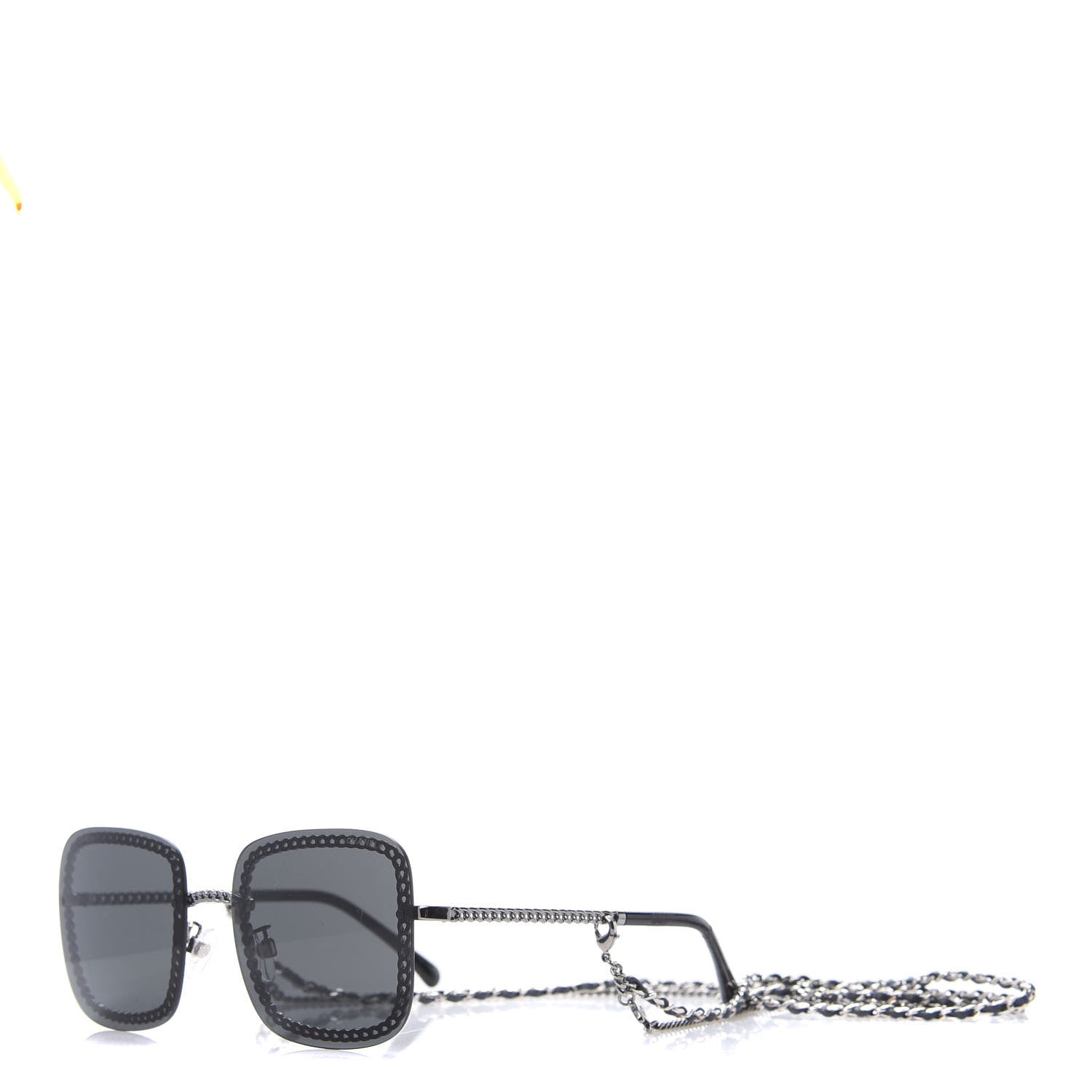 Chanel Metal Removable Chain Square Sunglasses 4244 Grey 1 of 10