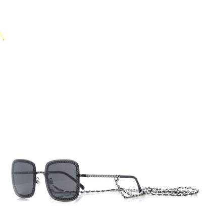 Chanel Metal Removable Chain Square Sunglasses 4244 Grey 1 of 10