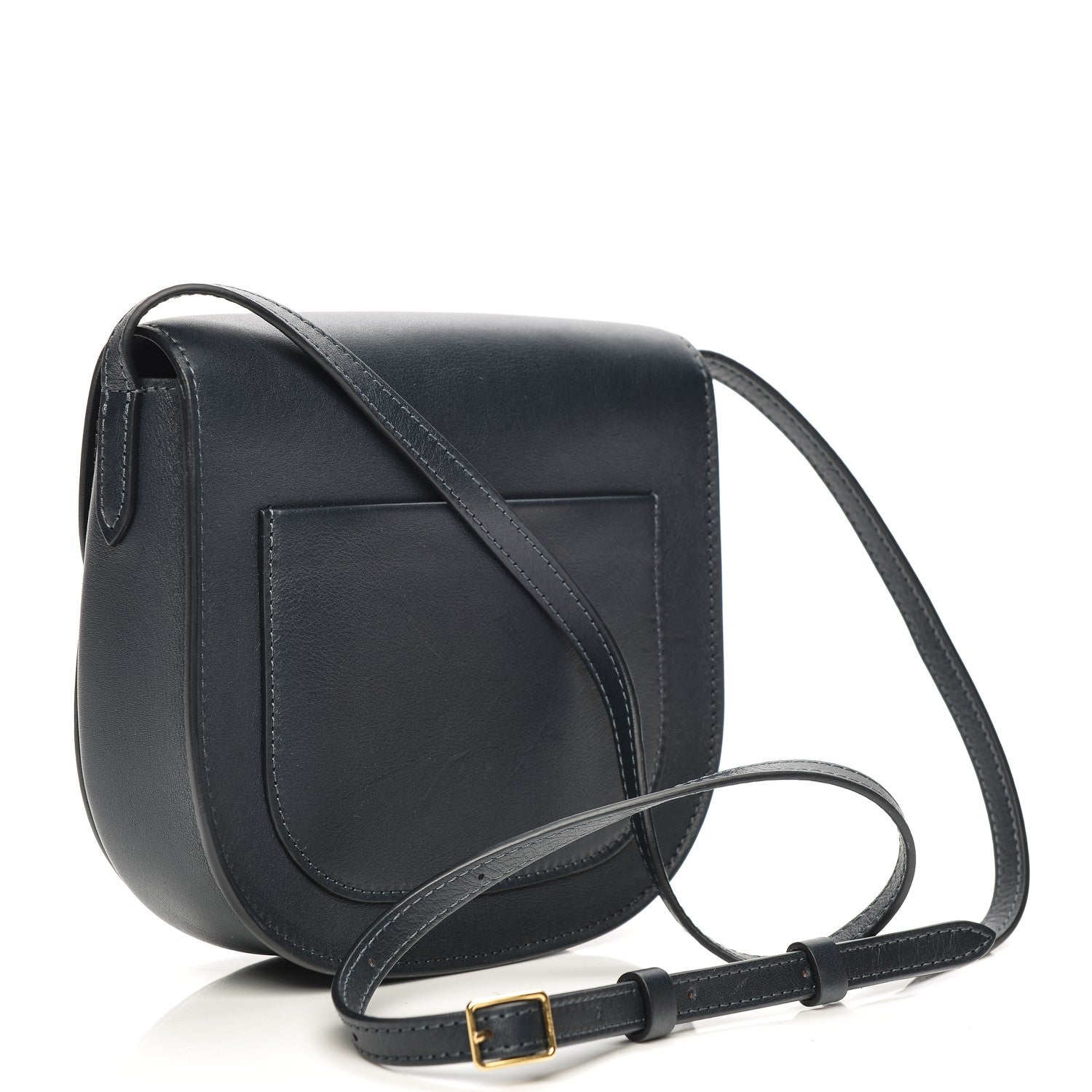 Celine Smooth Calfskin Small Trotteur Navy Blue 3 of 7