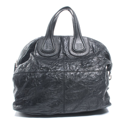 Givenchy Wrinkled Lambskin Large Nightingale Black 1 of 6