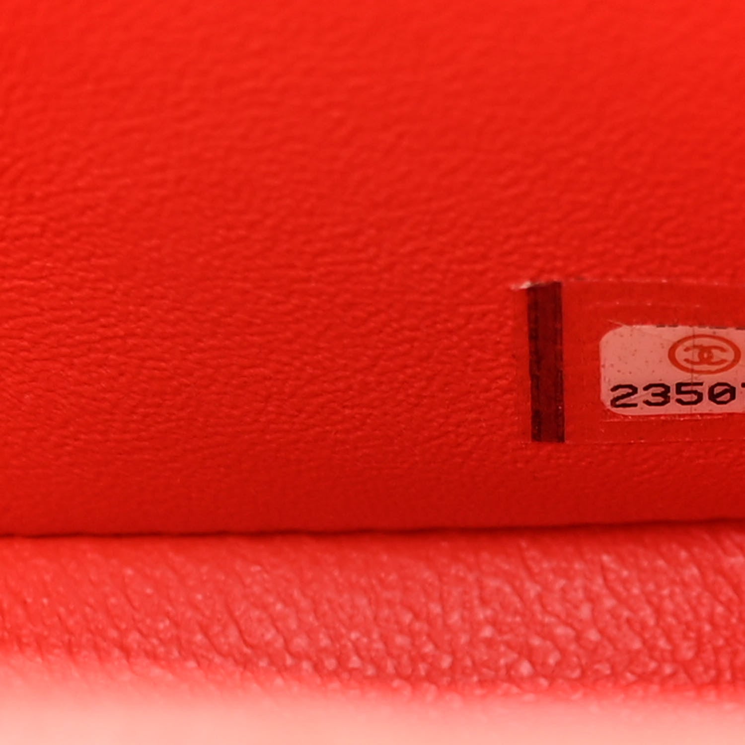 Chanel Lambskin Quilted Mini Square Flap Red 7 of 10