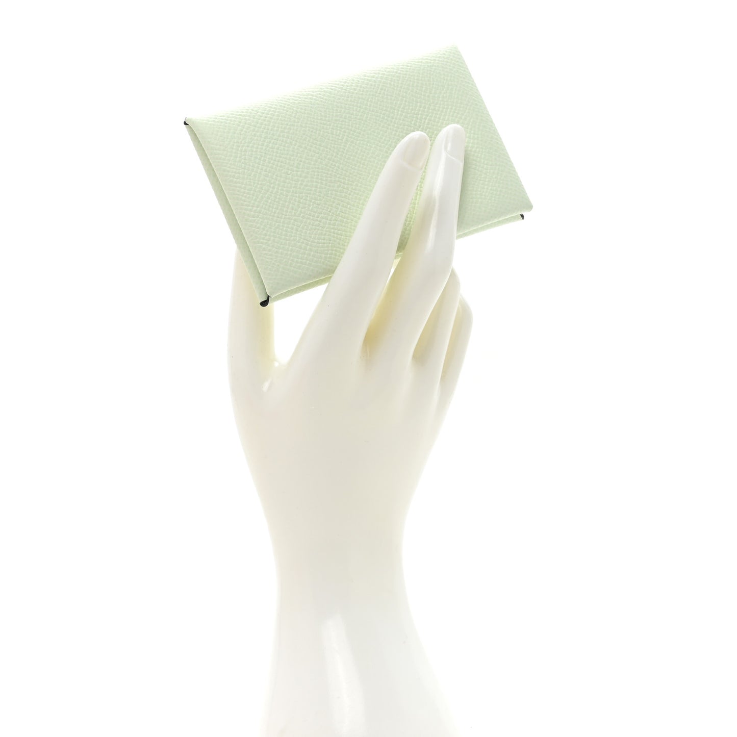 Epsom Calvi Card Case Vert Fizz