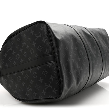 Louis Vuitton Monogram Eclipse Keepall Bandouliere 55 7 of 12