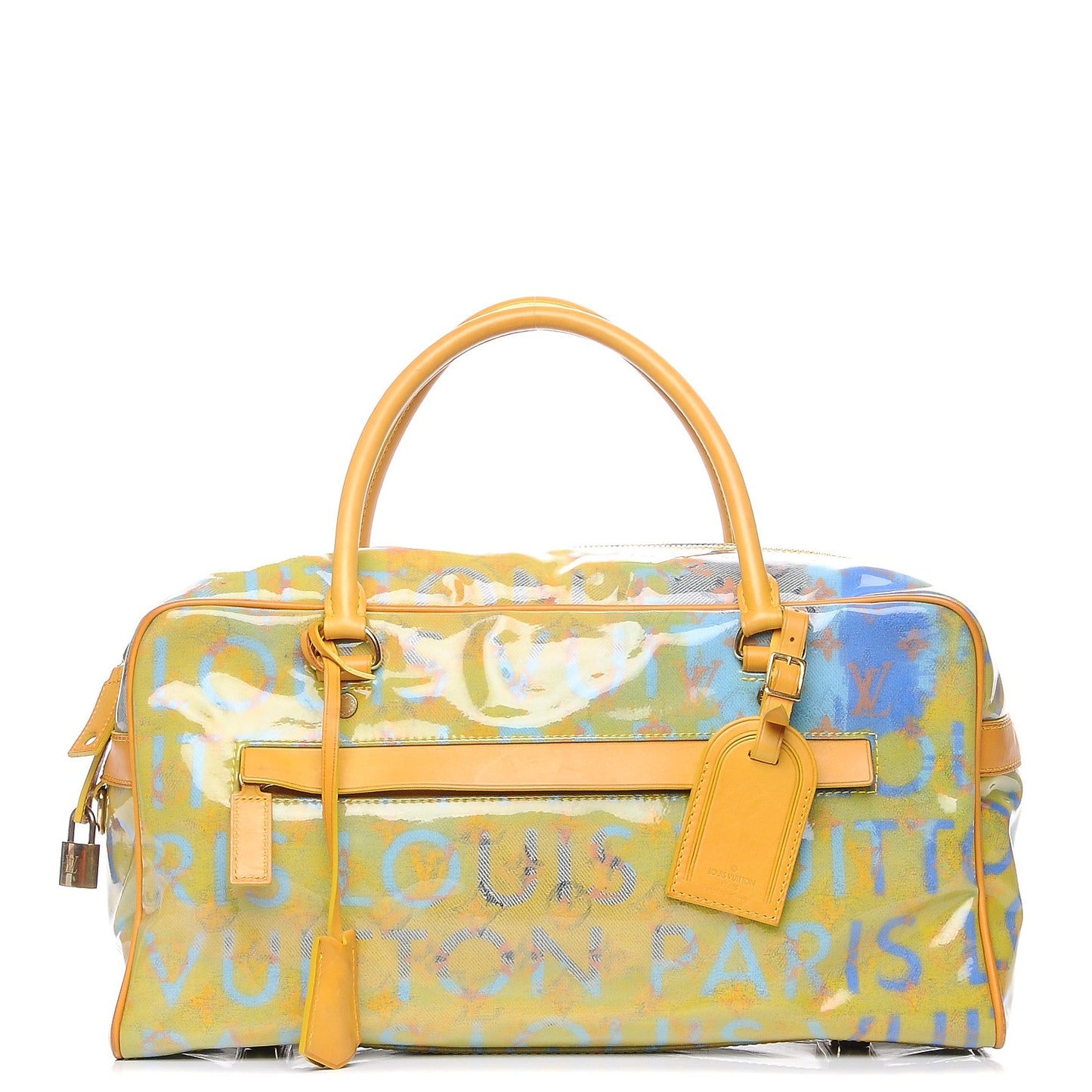Monogram Pulp Defile Weekender PM Yellow
