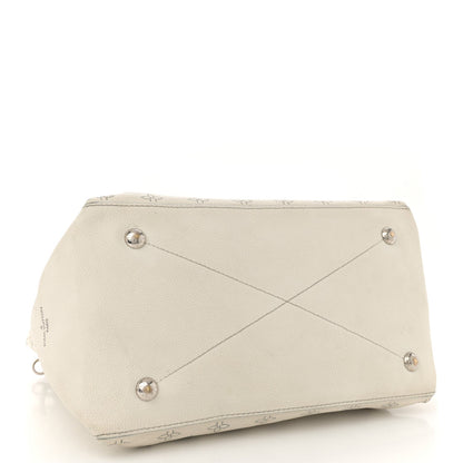 Louis Vuitton Mahina Beaubourg Hobo MM Snow Orage Blue 4 of 14