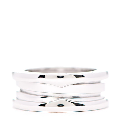 Bulgari 18K White Gold B.Zero1 Two-Band Ring 50 5.25 2 of 4