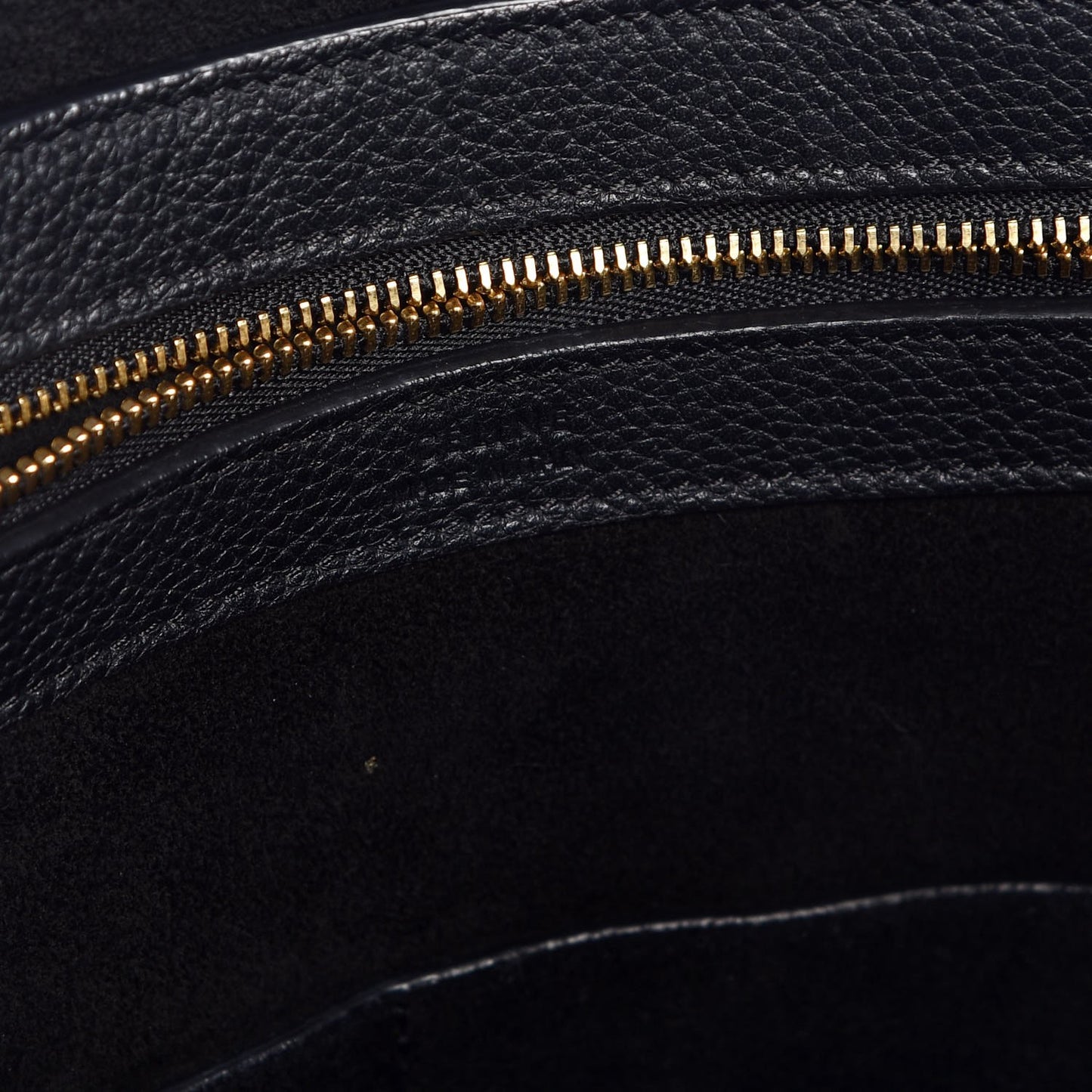 Soft Grained Calfskin Small Belt Cabas Phantom Black